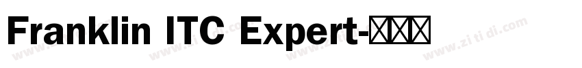 Franklin ITC Expert字体转换 Franklin ITC Expert字体转换